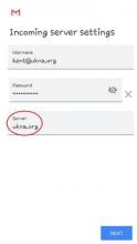 gmail incoming server settings
